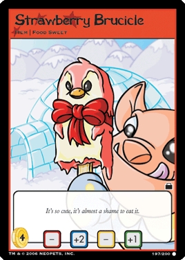 Strawberry Brucicle